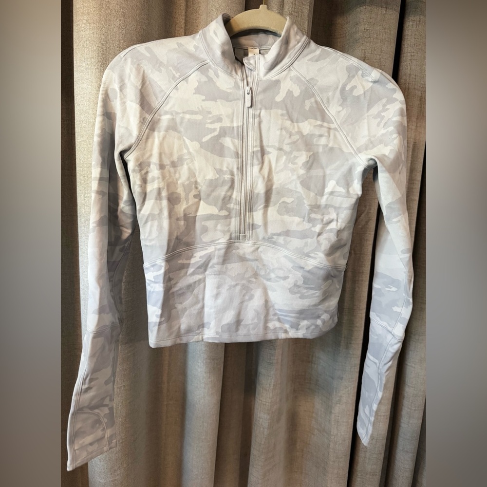 Lululemon Athletica Gray Camo Jacket